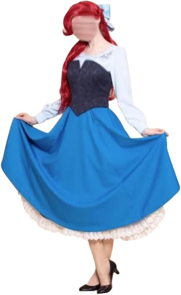 キスザガール　アリエル　仮装　衣装　コスプレ　ドレス　衣装　ウィッグセット Amazon.co.jp: アリエル キスザガール 仮装 ドレス コスプレ